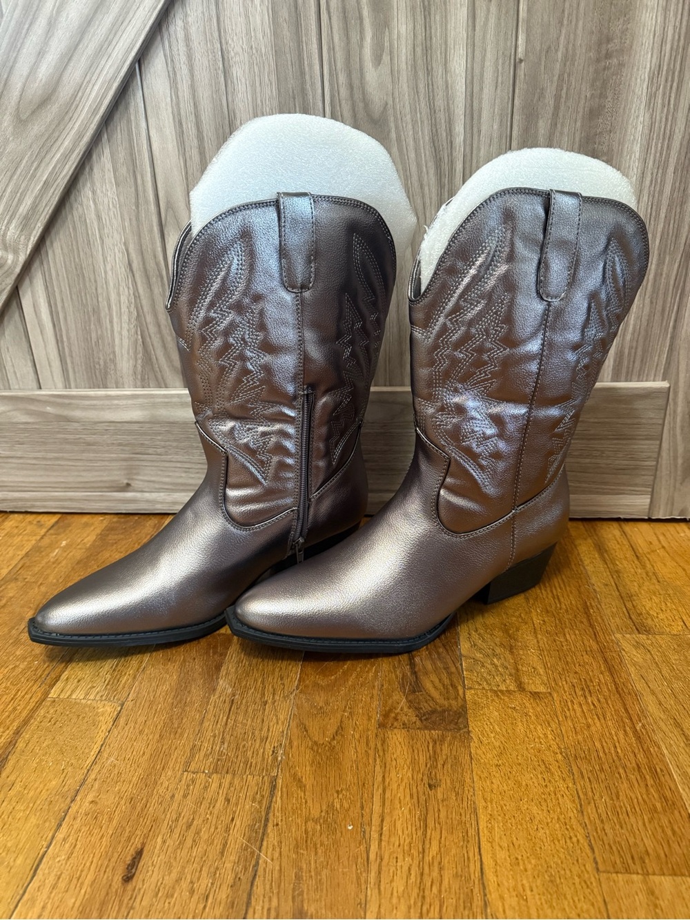 Brand New Portland Boot Company- Size 9 Women Metallic Western Boots